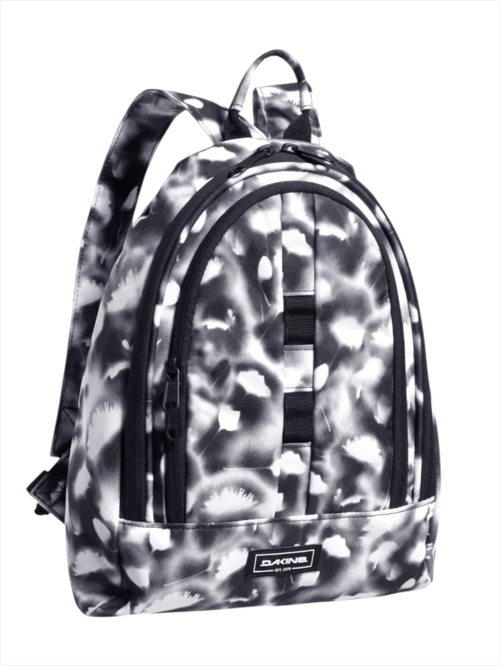Dakine Cosmo 6.5L Backpack - Black & White Abstract Pattern
